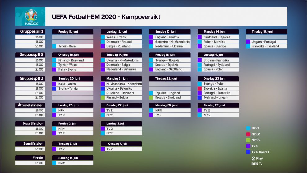 Fotball-EM sendes i 4K-oppløsning 2