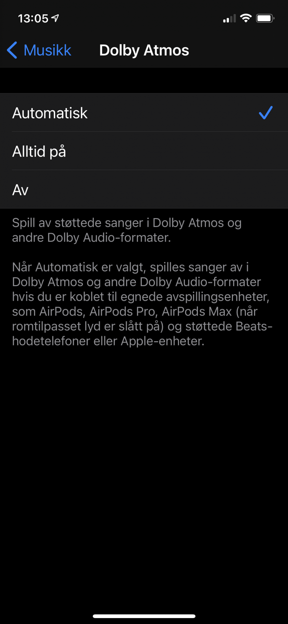 Apple Music Dolby Atmos