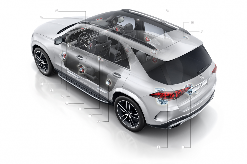 Burmester High-end 3D Surround System Mercedes GLE
