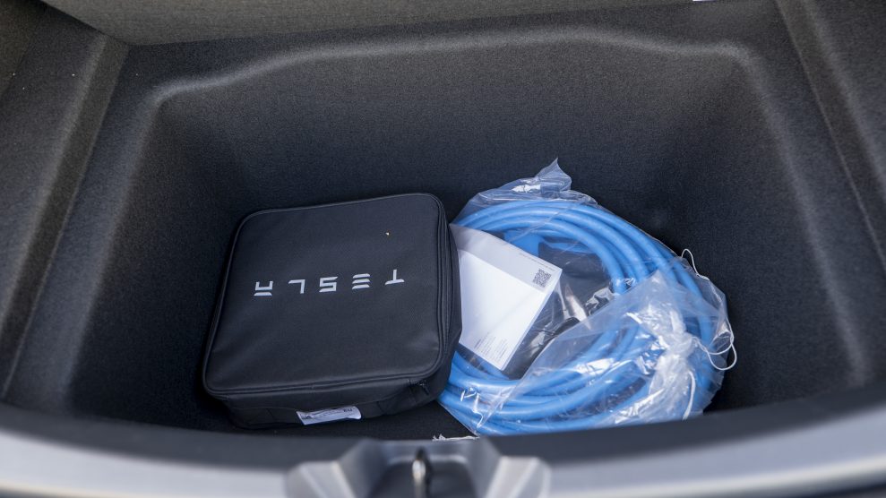 Tesla Model 3 Standard Range Plus underfloor bin