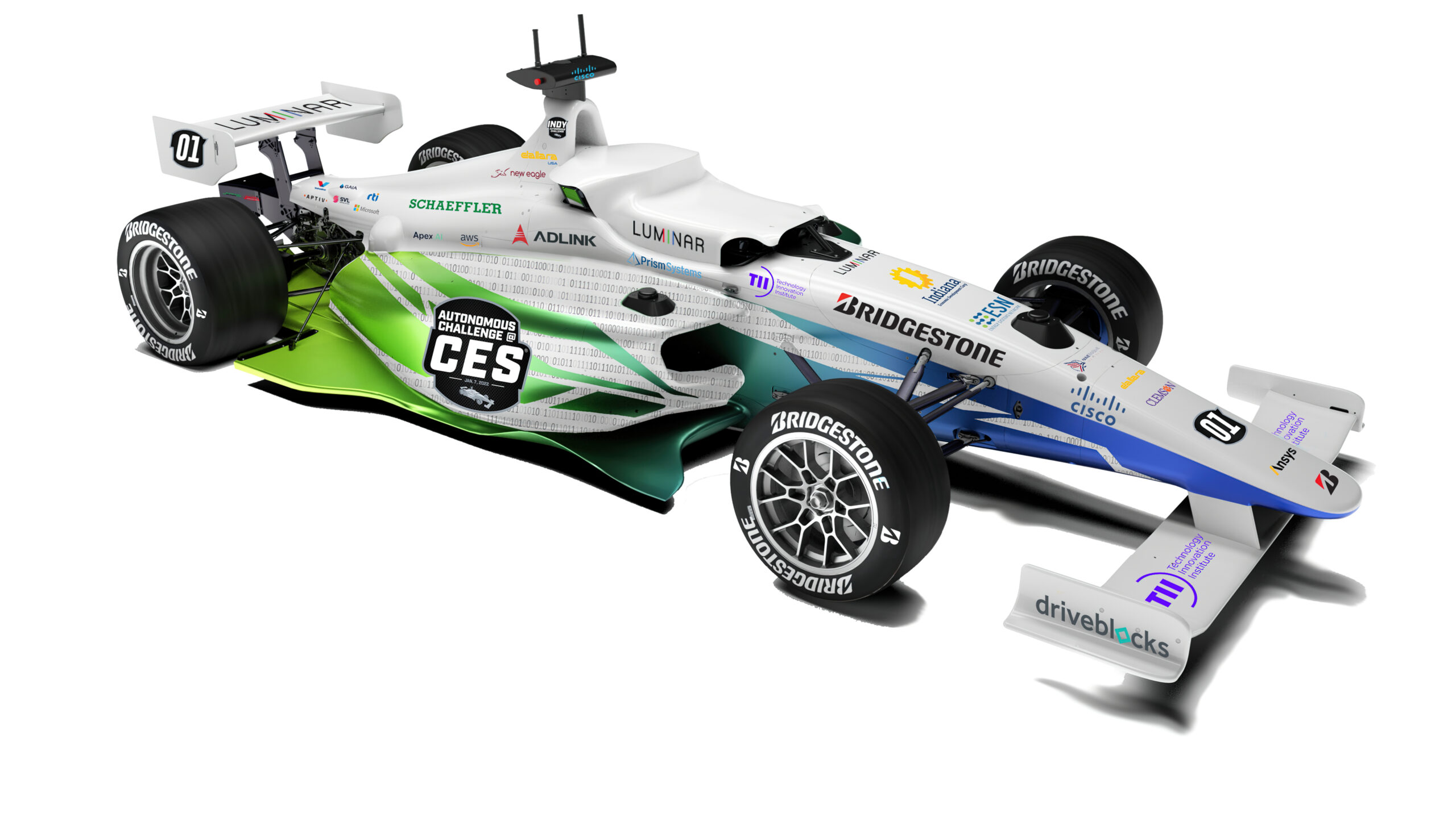 Indy Autonomous Challenge er bilrace uten sjåfører 1 Indy Autonomous Challenge CES 2022