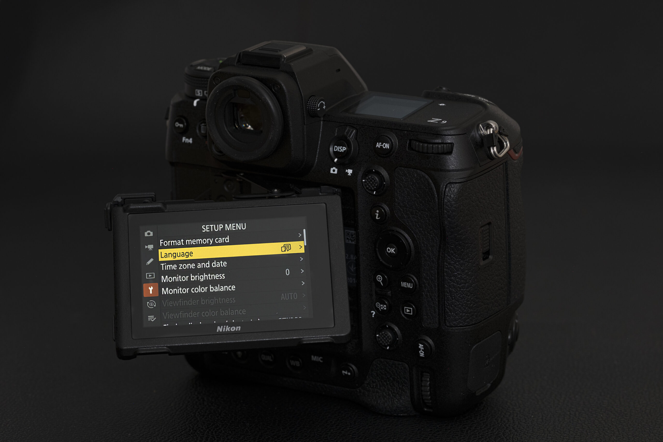 Nikon Z9 skjerm