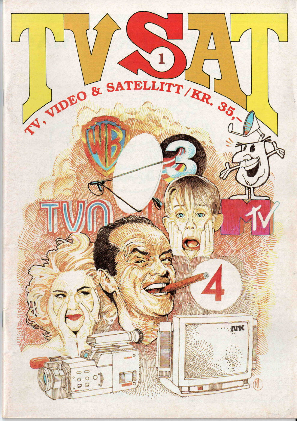 TV Sat mars 1992 TV Sat mars 1992
