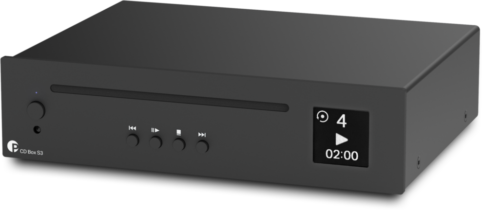CD Box S3 black front