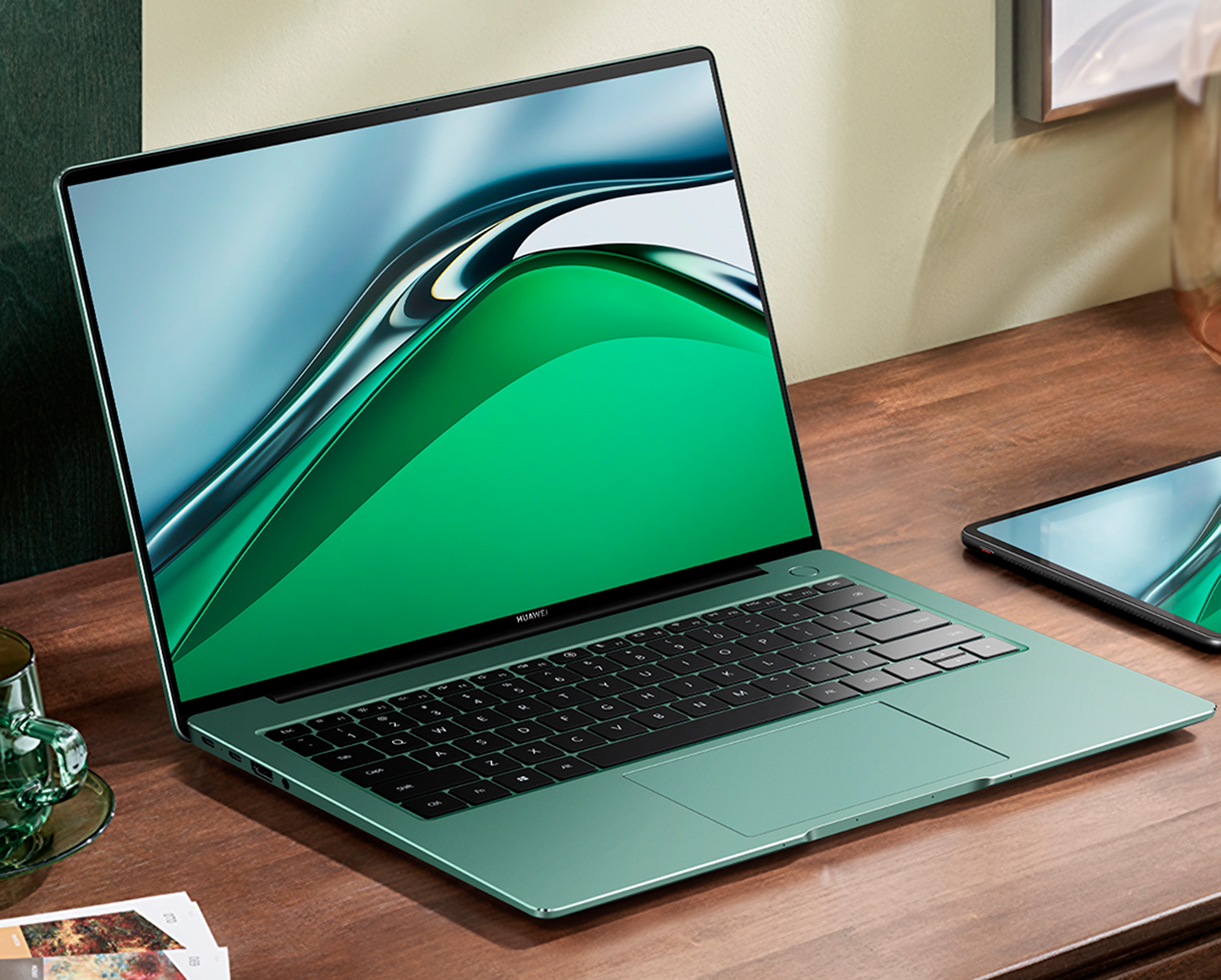 MKT MateBook 14s Green Creative Shot3