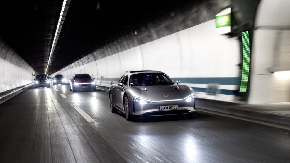Mercedes-Benz Vision EQXX har en rekkevidde på over 1.000 kilometer