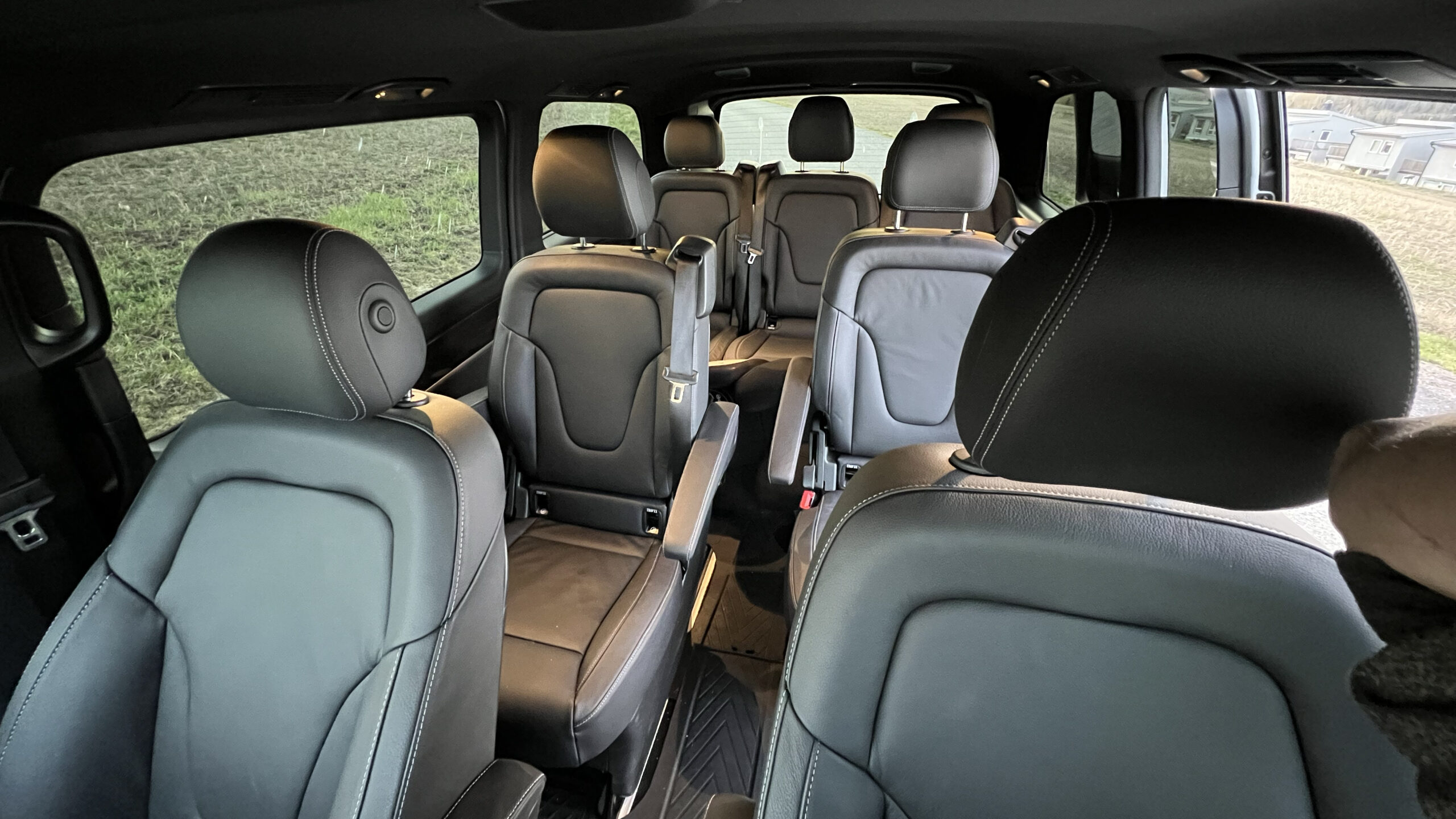 Mercedes Benz EQV 300 backseats 2