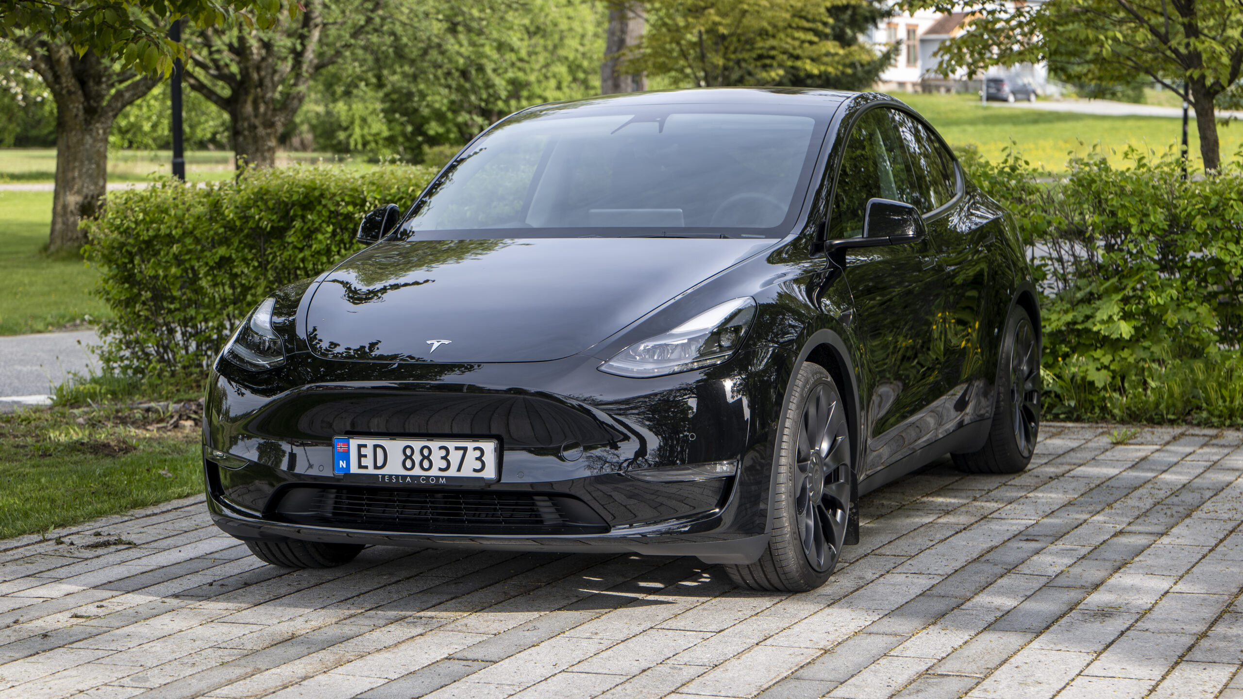 Tesla Model Y Performance front angle