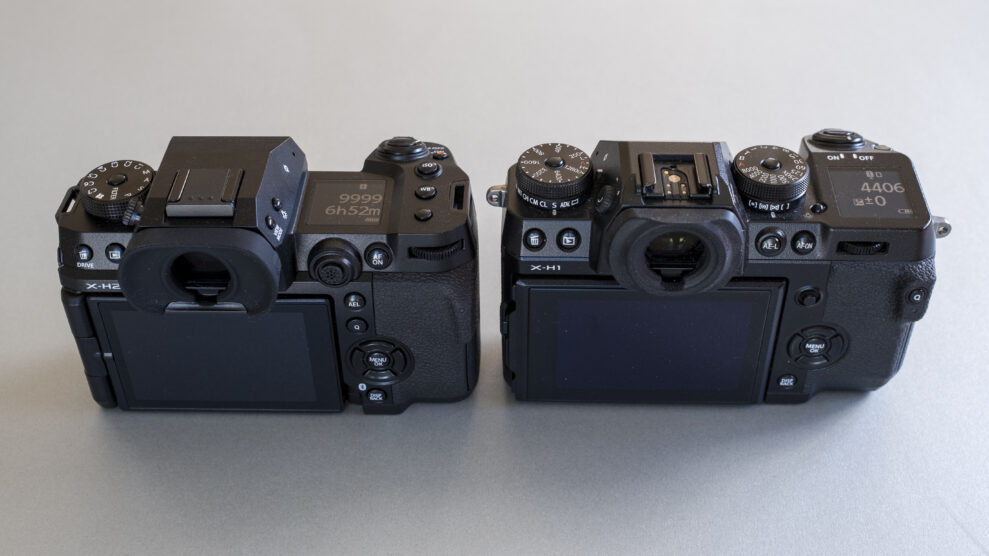 Fuji X H pair back