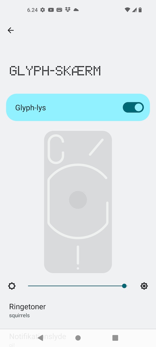 Screenshot glyph