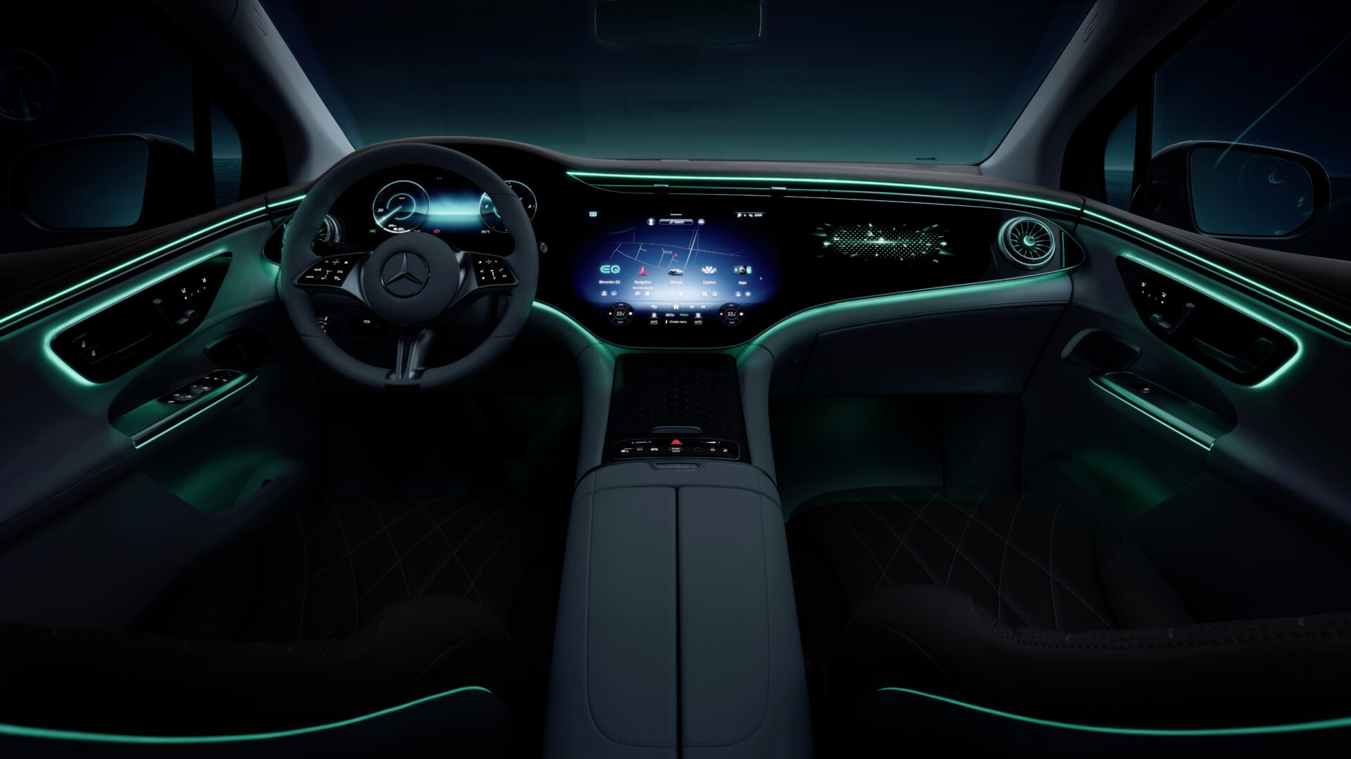 EQE SUV interior