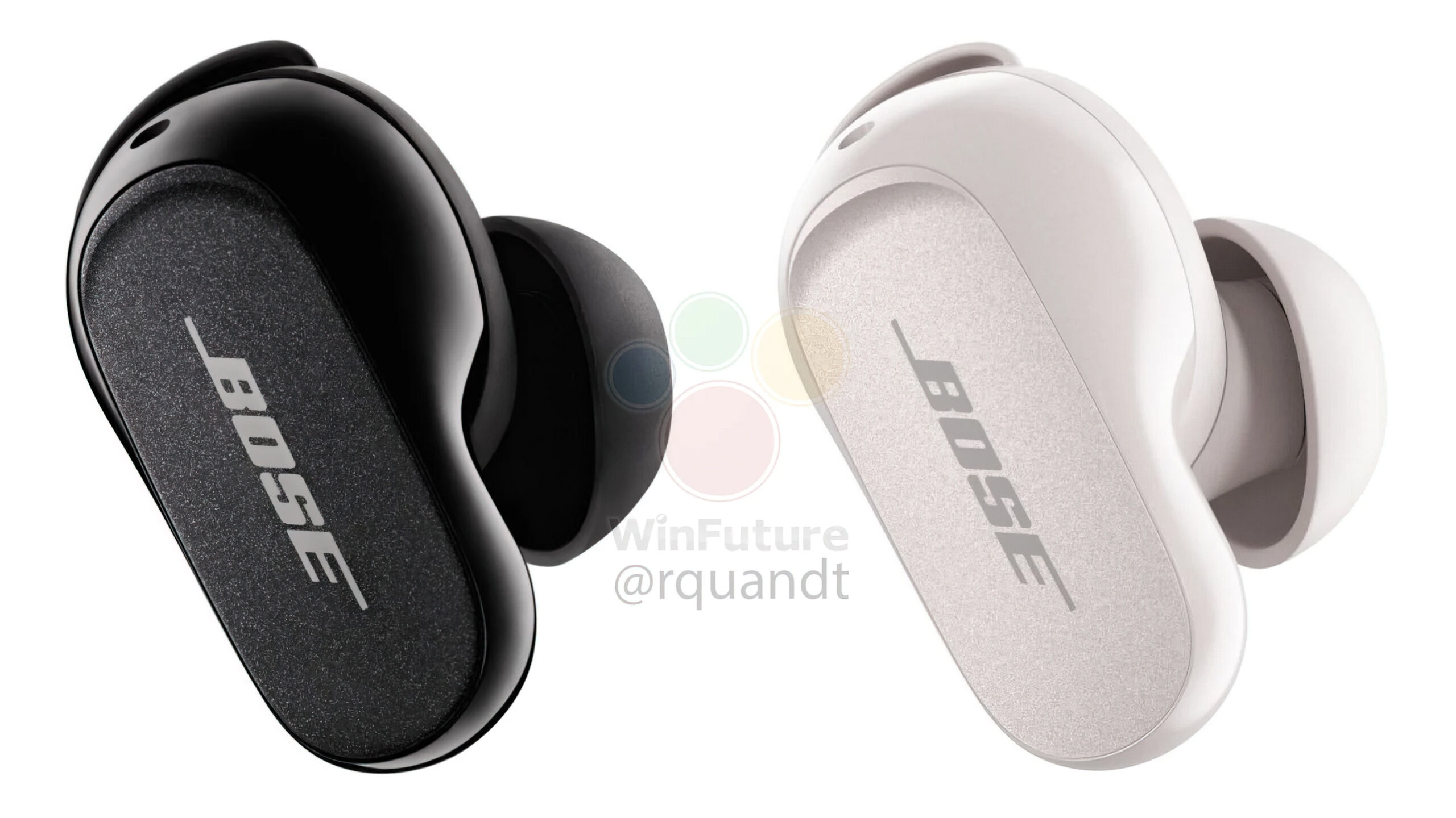 Bose QuietComfort Earbuds II black white scaled 1