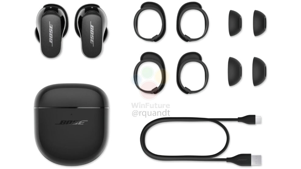 Bose QuietComfort Earbuds II contents scaled 1