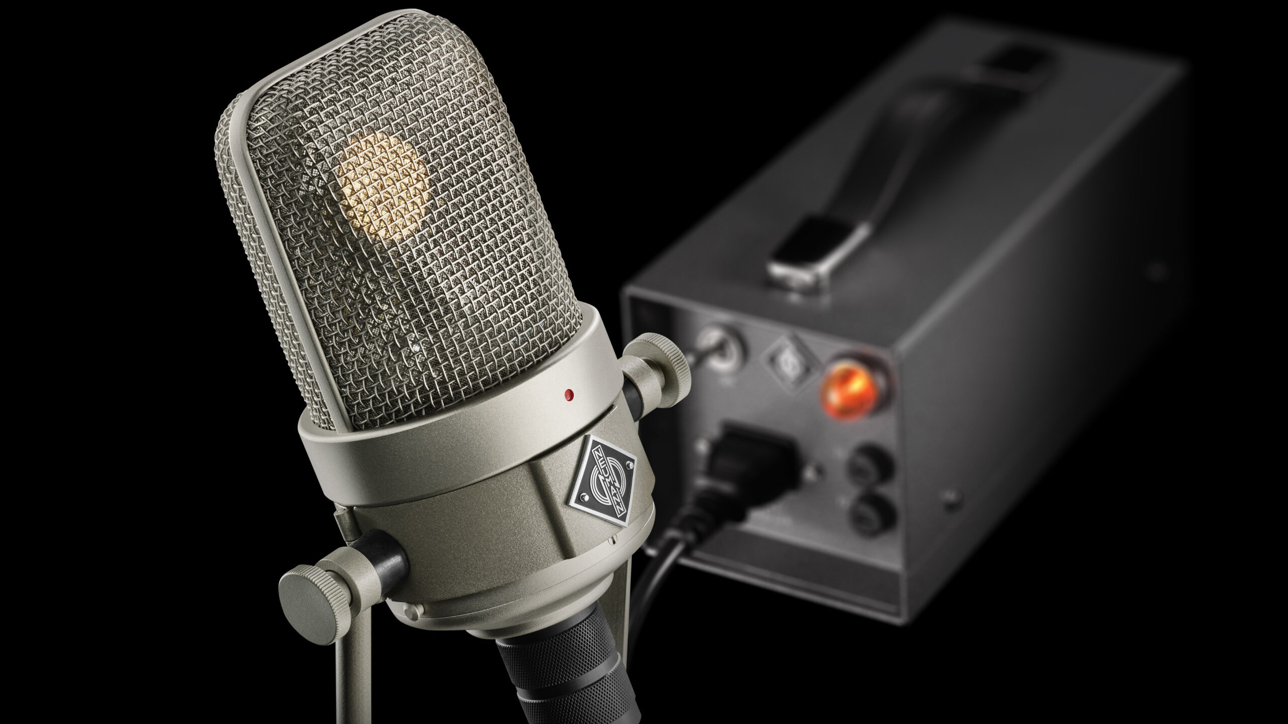 M 49 V With NM V Top View Neumann Studio Tube Microphone MR