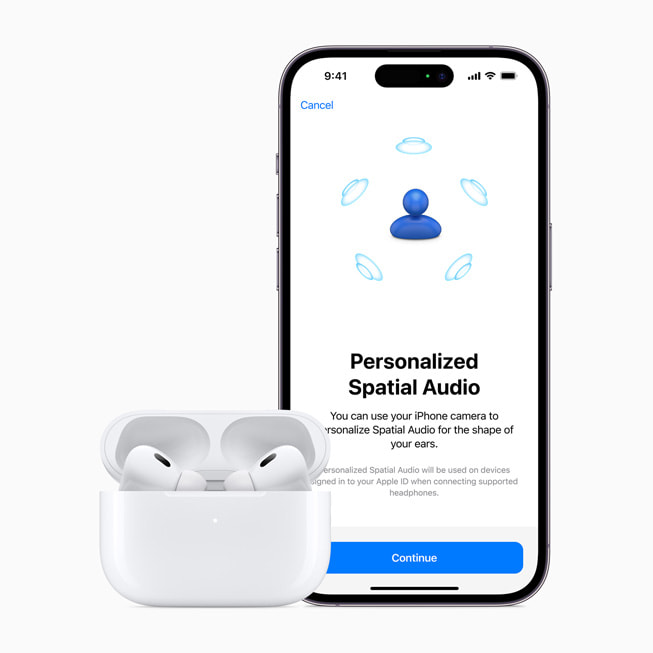 Apple AirPods Pro 2nd gen iPhone 14 Pro 2up Spatial Audio 220907 inline.jpg.large Apple AirPods Pro 2nd gen iPhone 14 Pro 2up Spatial Audio 220907 inline.jpg.large