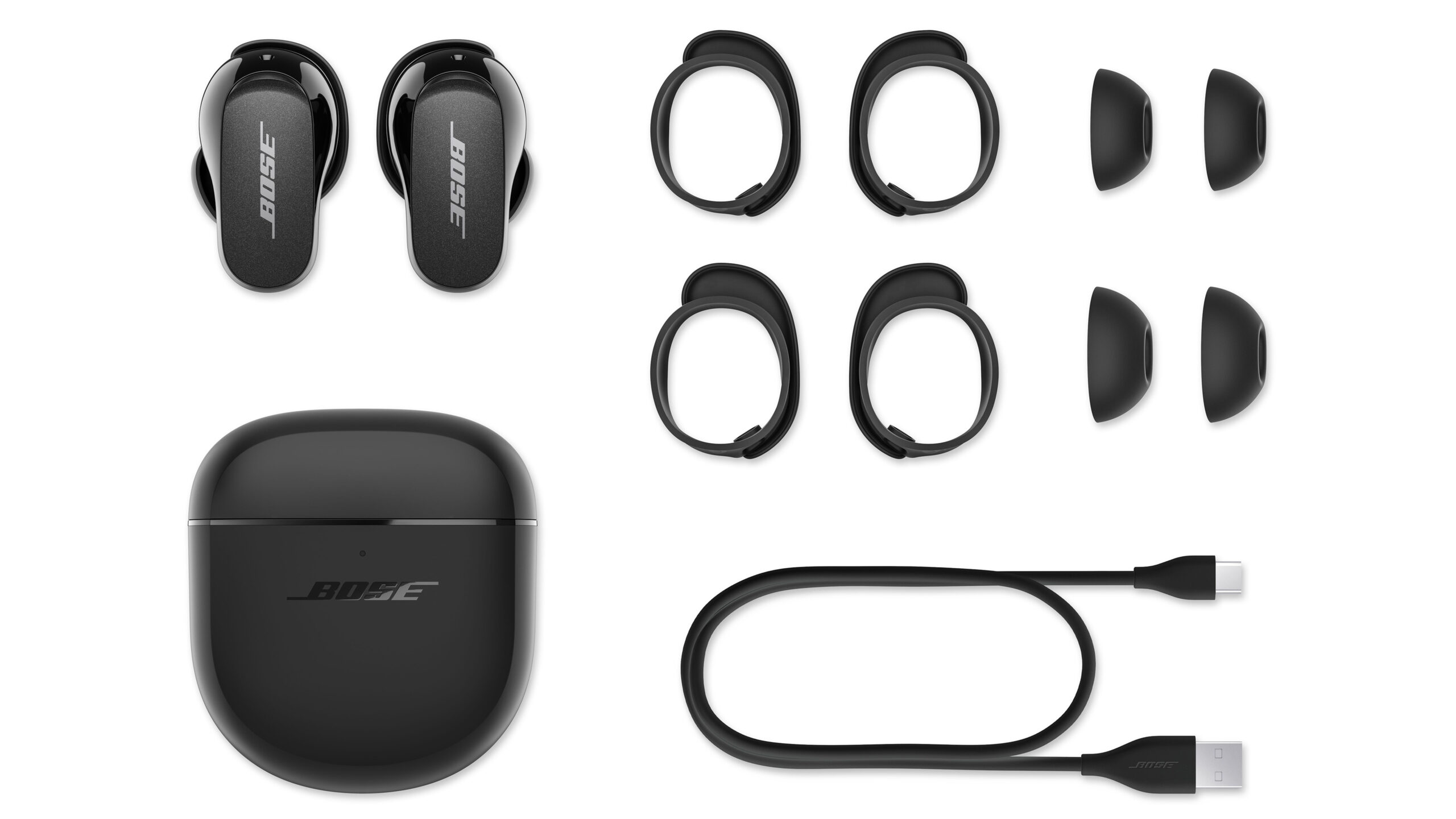 Bose QuietComfort Earbuds II in the box Bose QuietComfort Earbuds II in the box