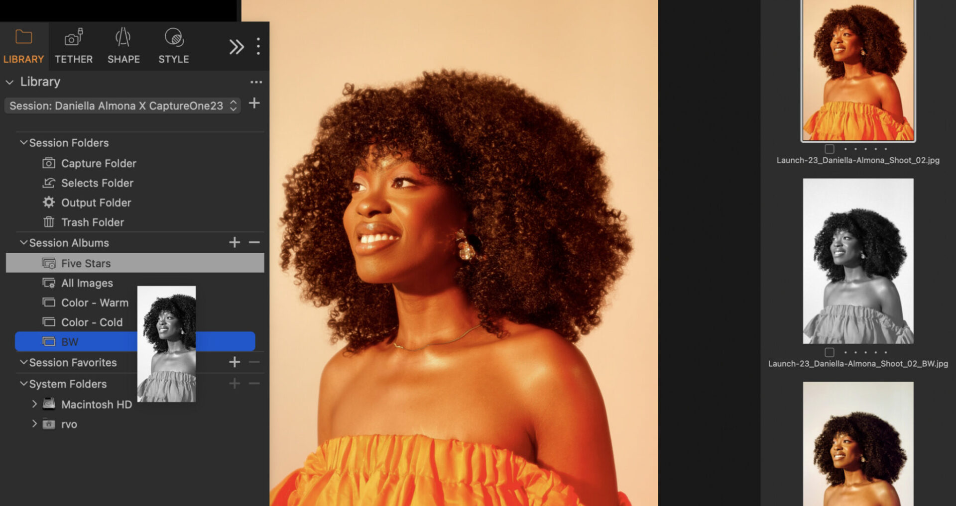 Capture One Pro 23 bilderedigering