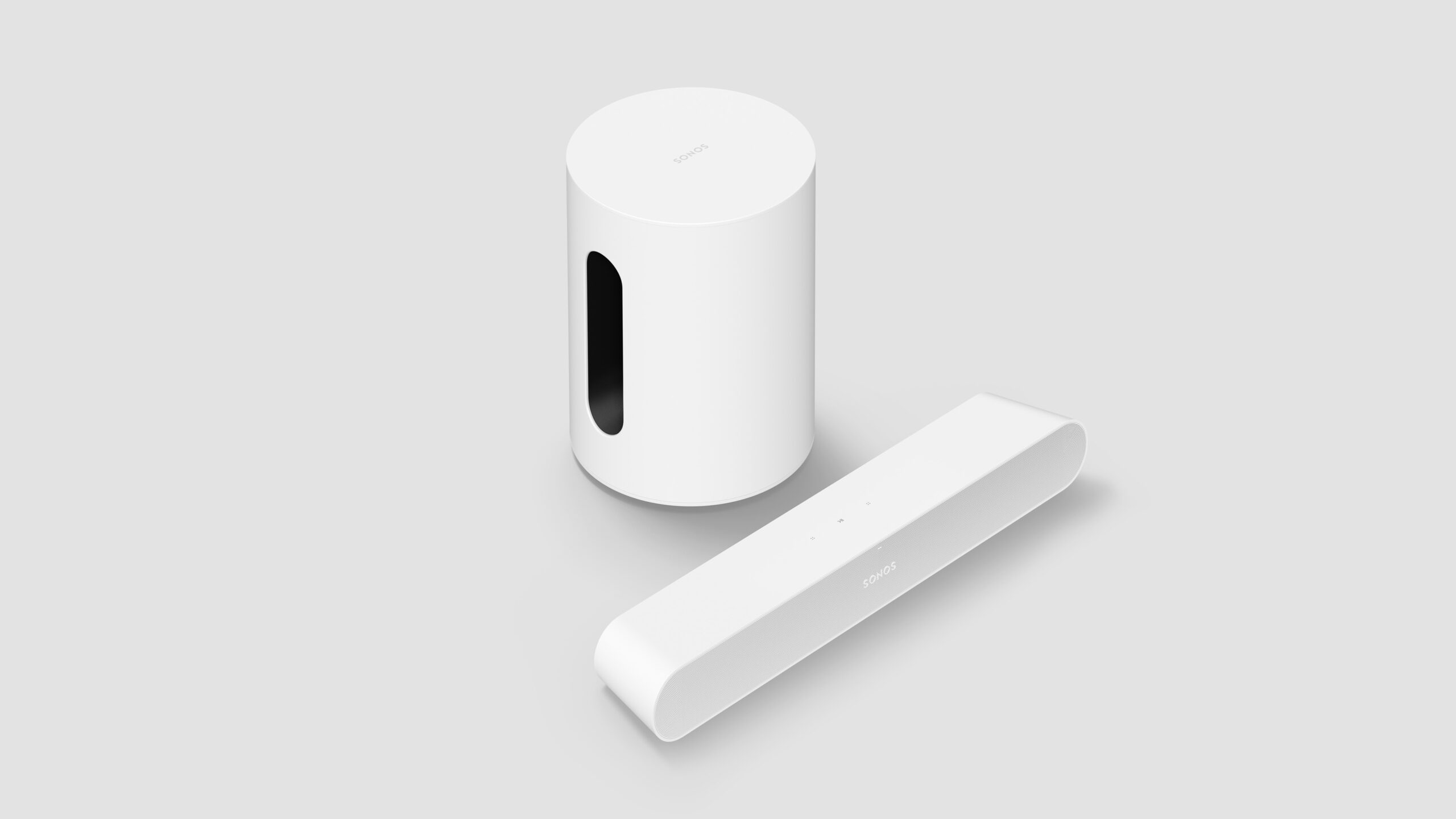 Sonos Sub Mini & Ray white