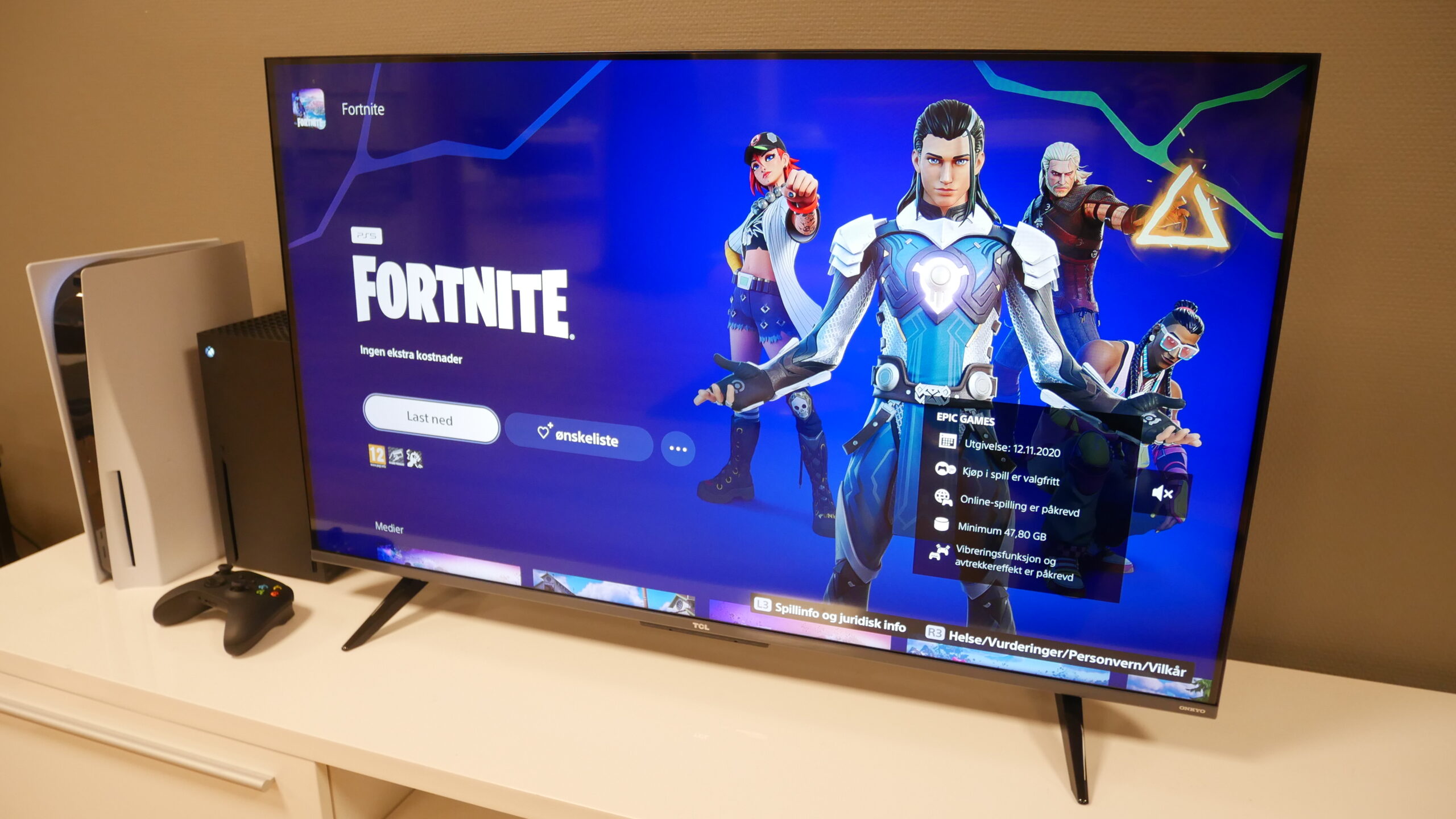 TEST: TCL QLED760 (43QLED760) – Gaming-TV på budsjett