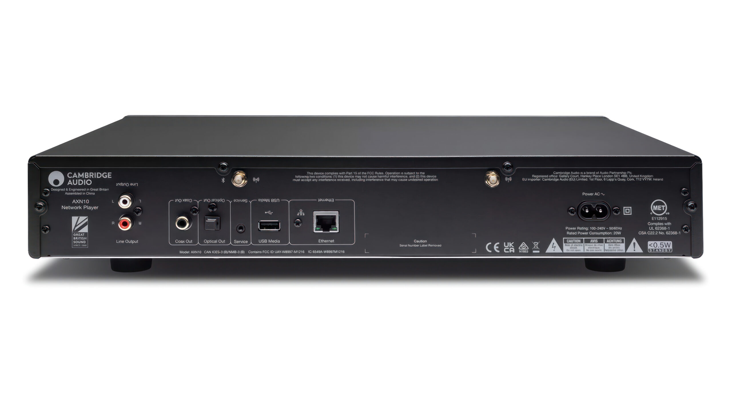 Cambridge Audio AXN10 back-scaled