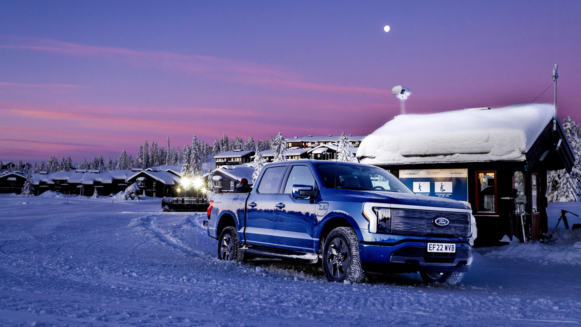 Ford F-150 Lightning Norge vinter 2023 (20)