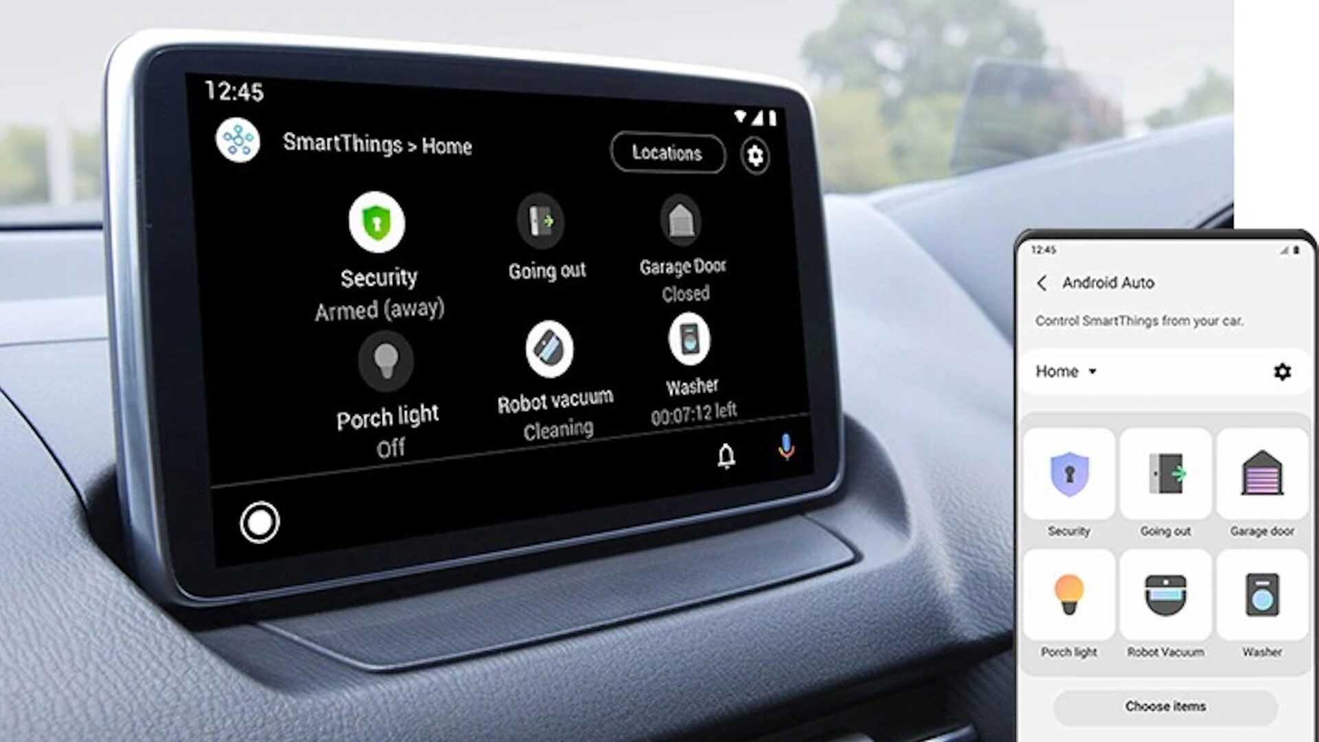 Smart Home-støtte kommer nå til Android Auto