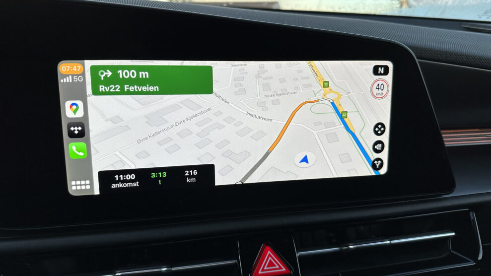 Kia Niro EV CarPlay GeirNordby