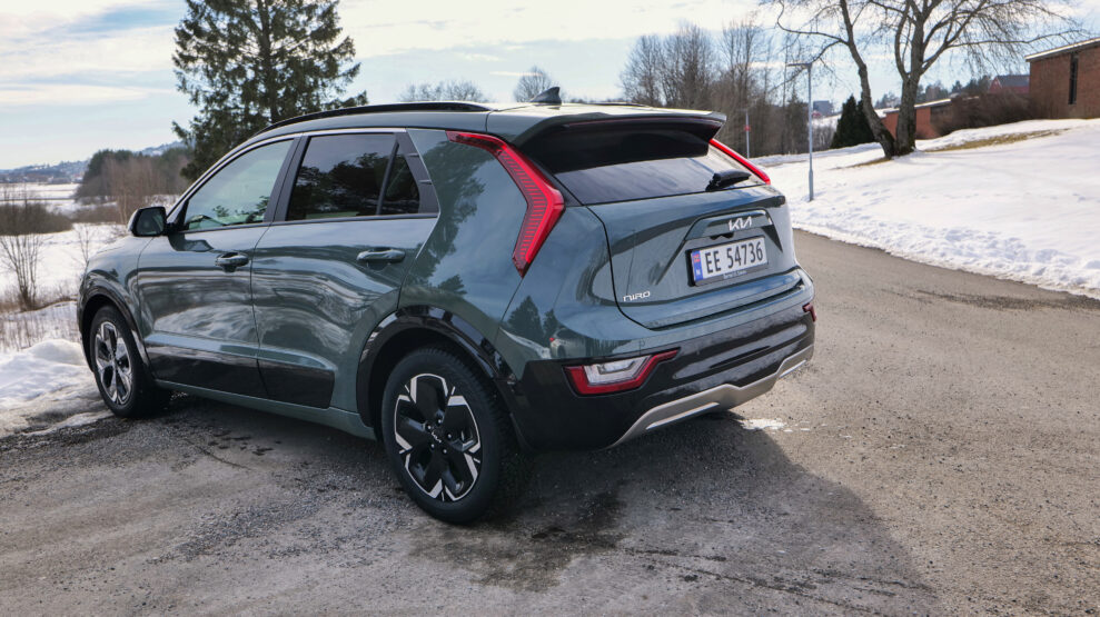 Kia Niro EV rear angle GeirNordby