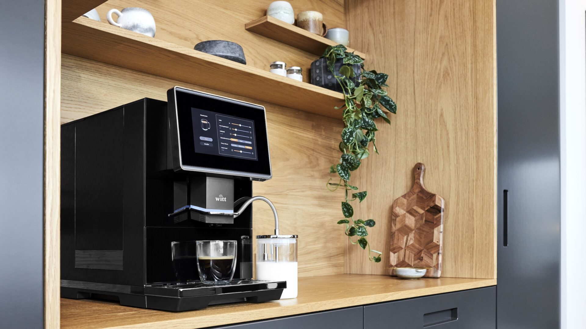 Witt Premium Espresso Black er en litt proffere maskin