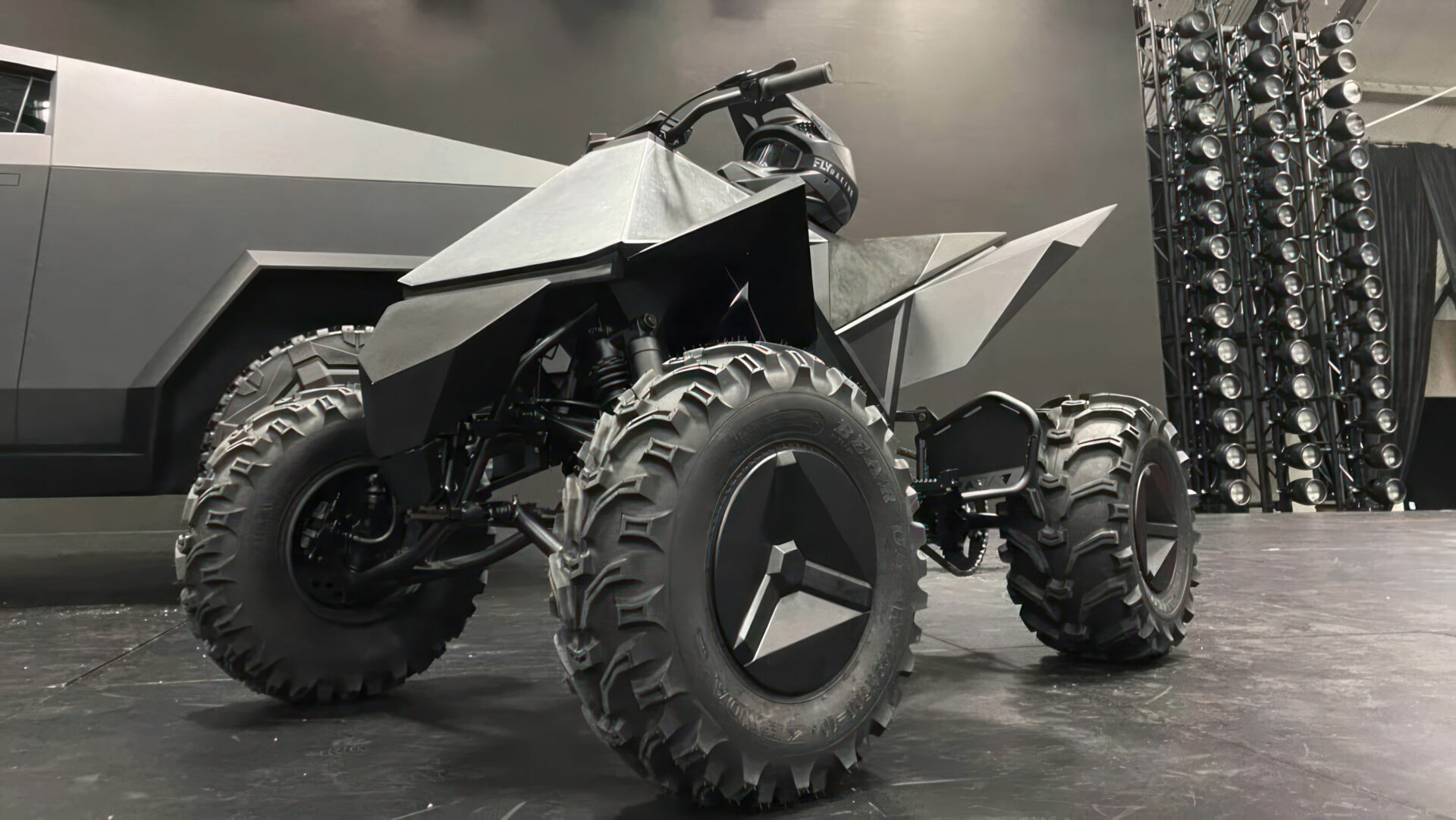 Tesla Cyberquad ATV. Foto: Tesla