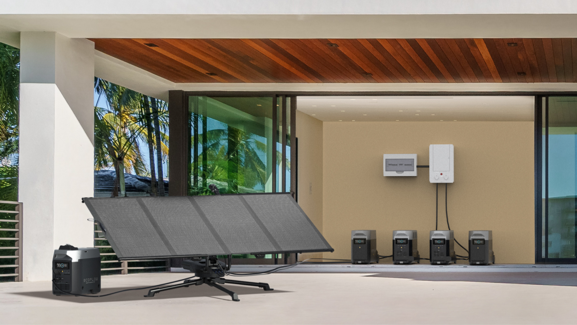 ECOFLOW POWERSTREAM DELTA PRO BALCONY SOLAR SYSTEM