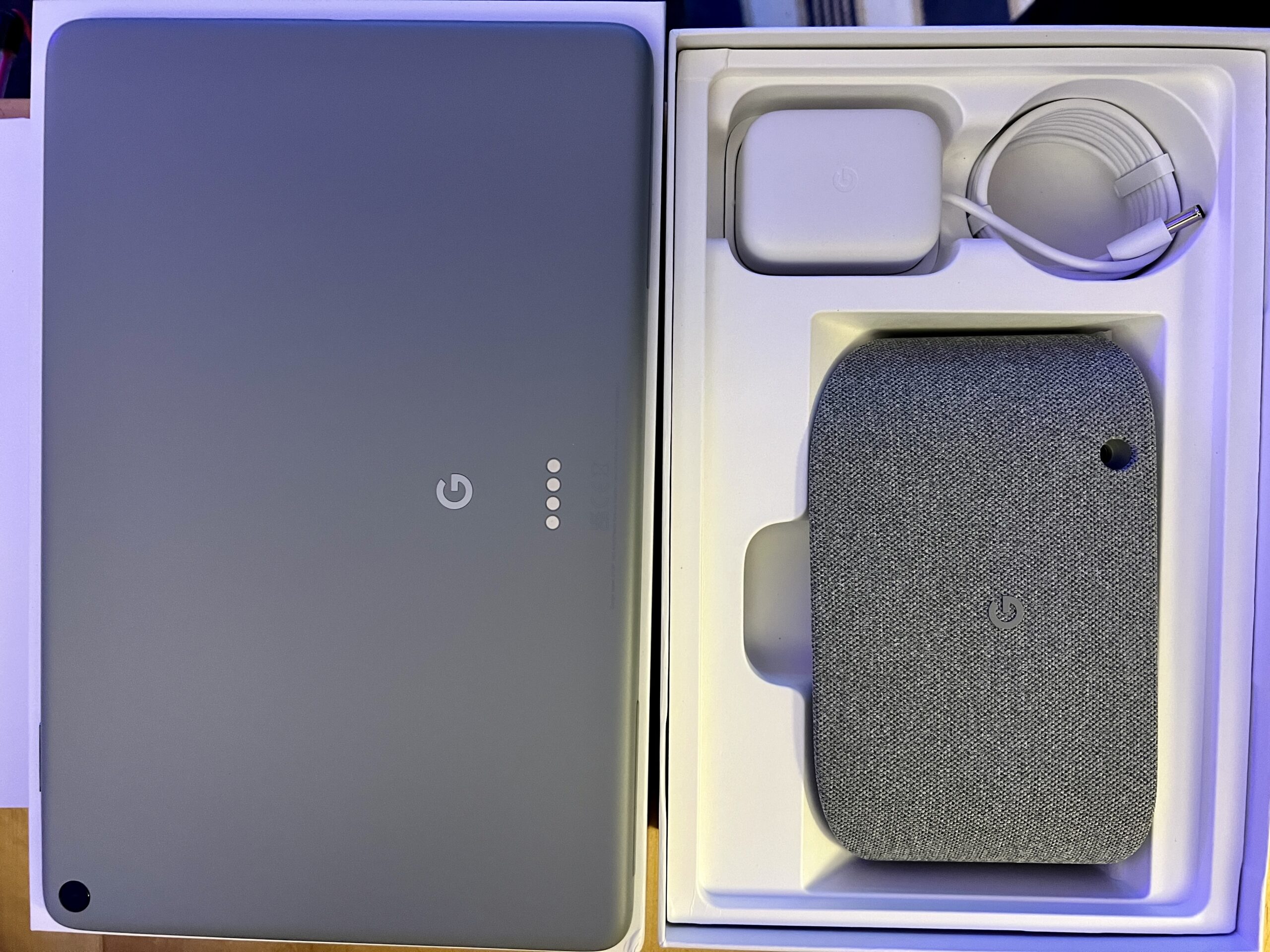 Google Pixel og Nest smartskjermer er borte - hva nå? 1 Google Pixel Tablet box