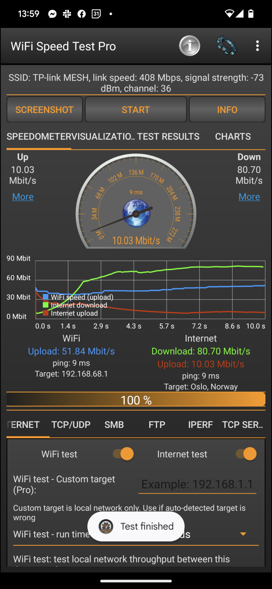 X50 Outdoor 3rd satellite speed 10x10x5 m wireless relayed 30m