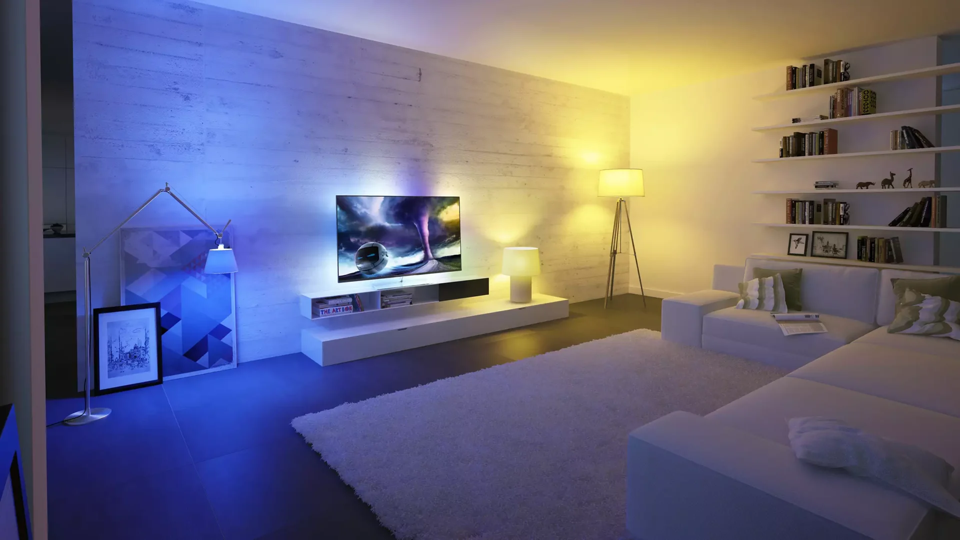 Philips TV mister Ambilight+Hue integrasjon