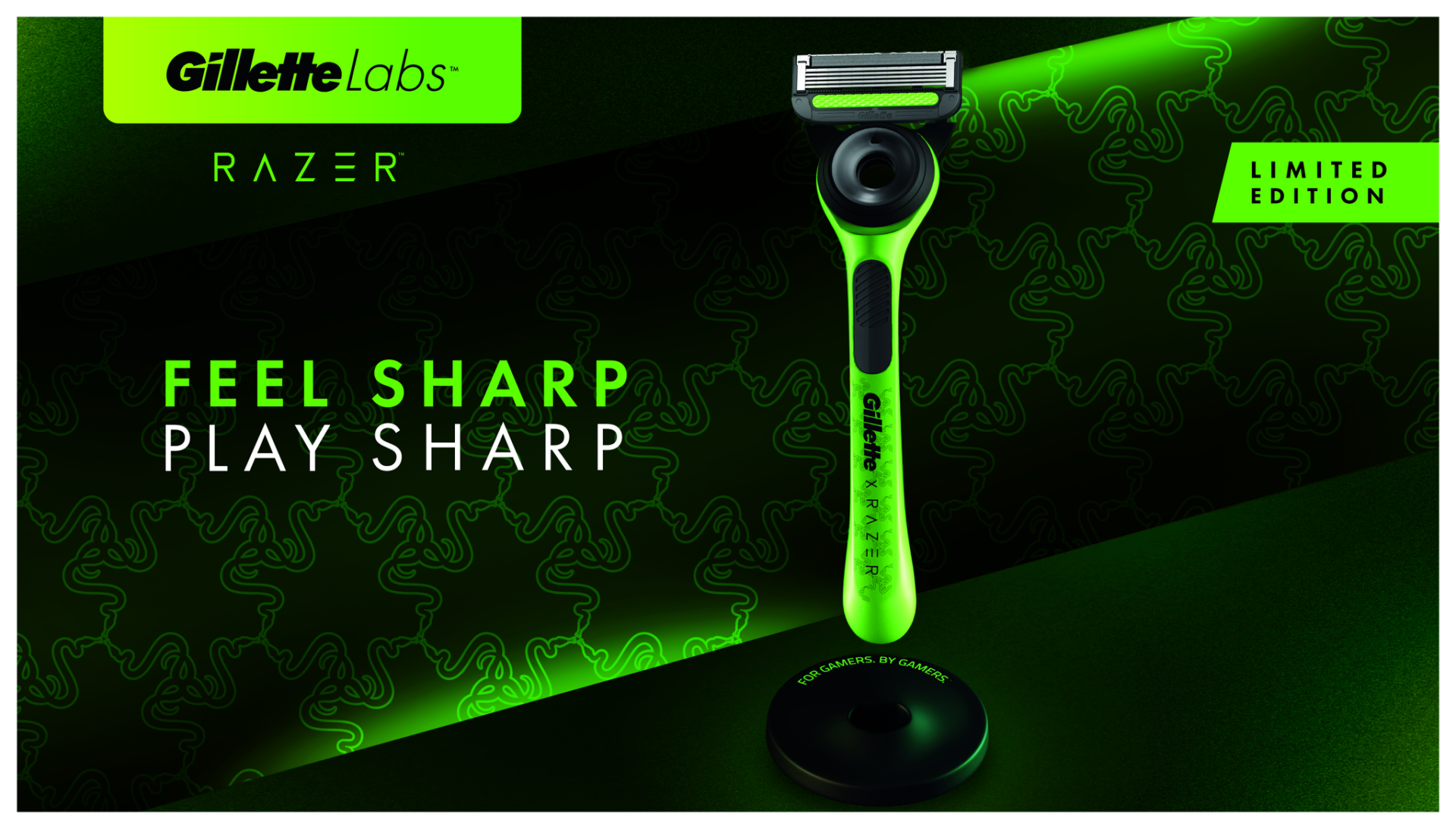 Gillette og Razer lanserer hygieneprodukter for gamere