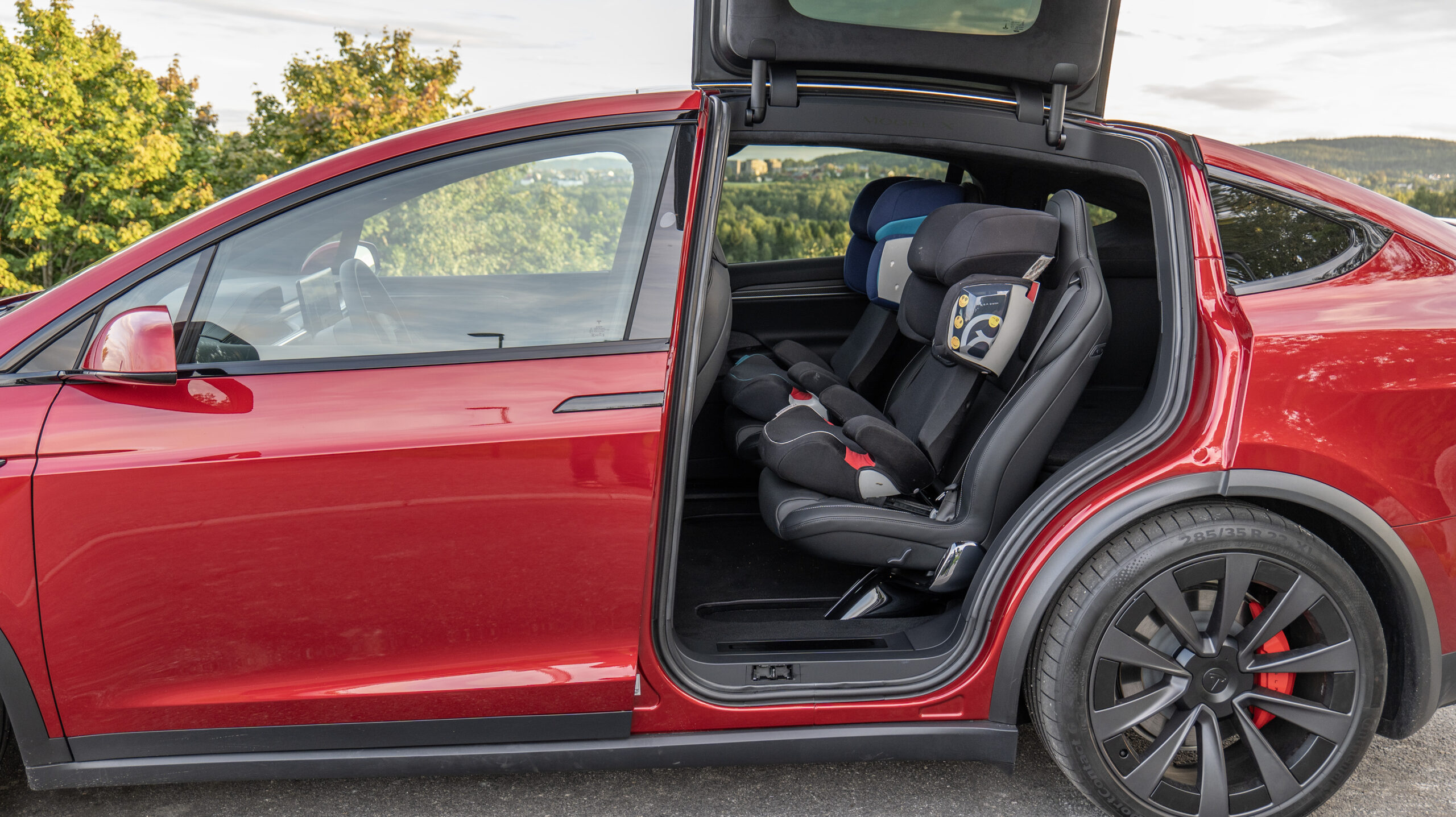 Model X open rear door GeirNordby