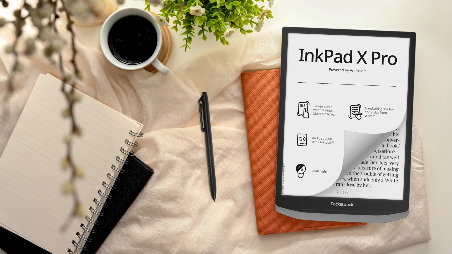 PocketBook InkPad X Pro blir notatbok
