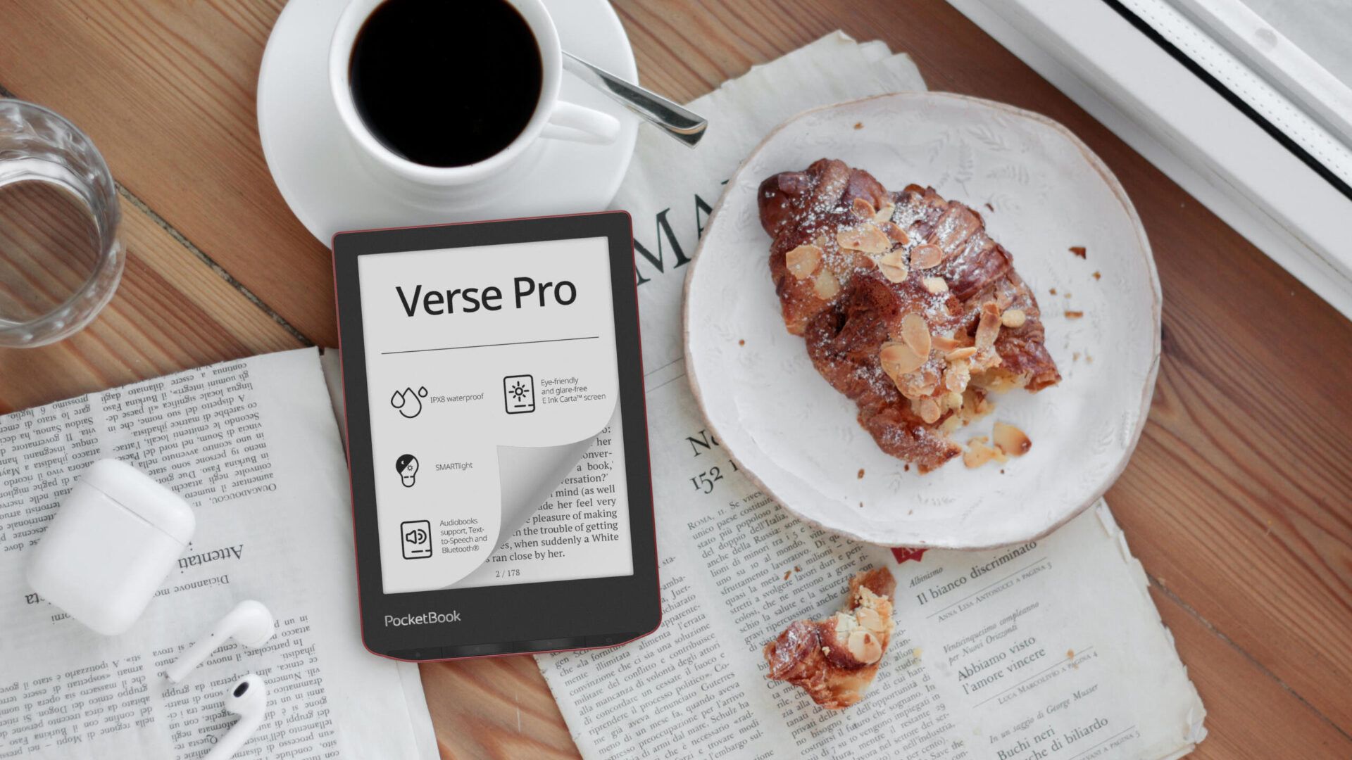 Nye e-boklesere PocketBook Verse og Verse Pro
