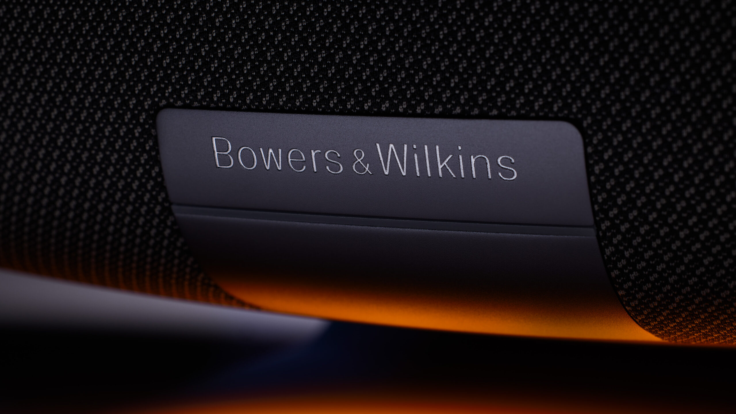 B&W – Zeppelin McLaren Edition Logo Panel Detail Beauty