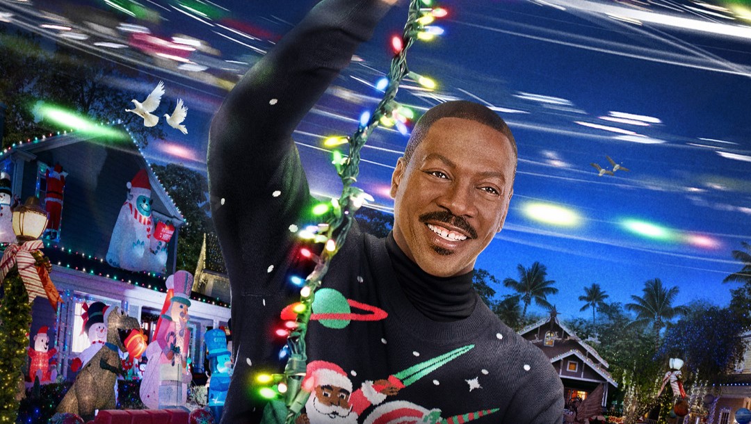 Førjulskos (?) med Eddie Murphy i Candy Cane Lane