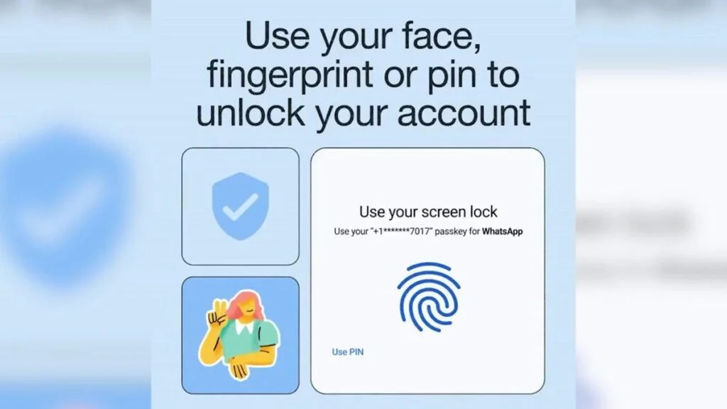 WhatsApp åpner for muligheten til sikker passkey-innlogging