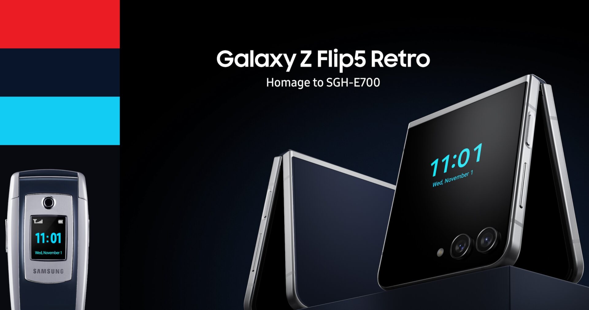 Galaxy Z Flip 5 Retro hyller den klassiske klapptelefonen