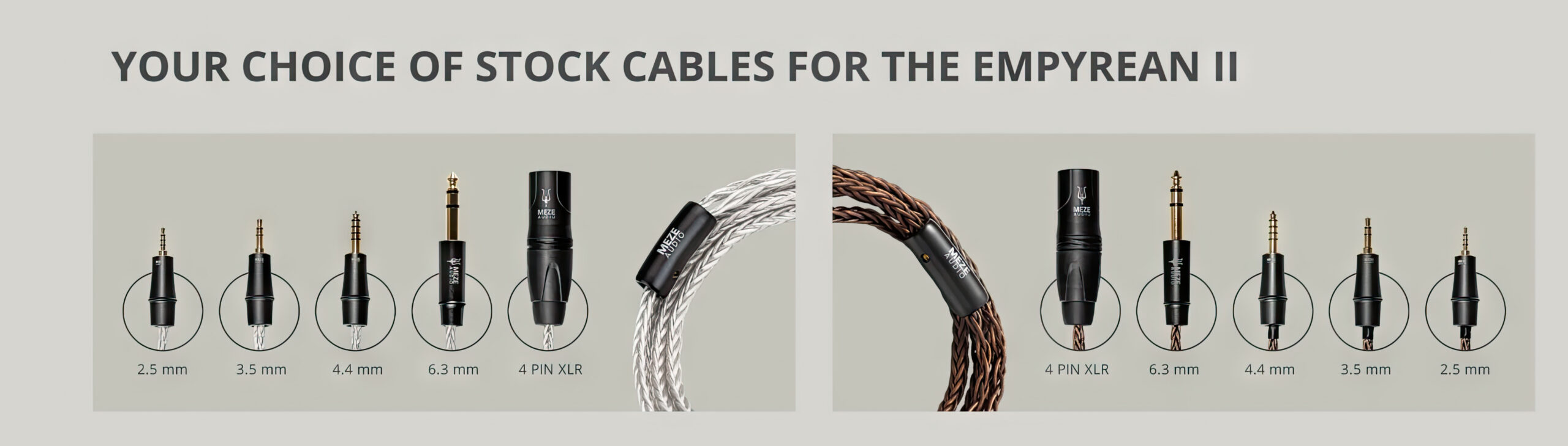 Empyrean II: Et mer nøytralt flaggskip fra Meze 2 Meze Empyrean_II_-cables-resized