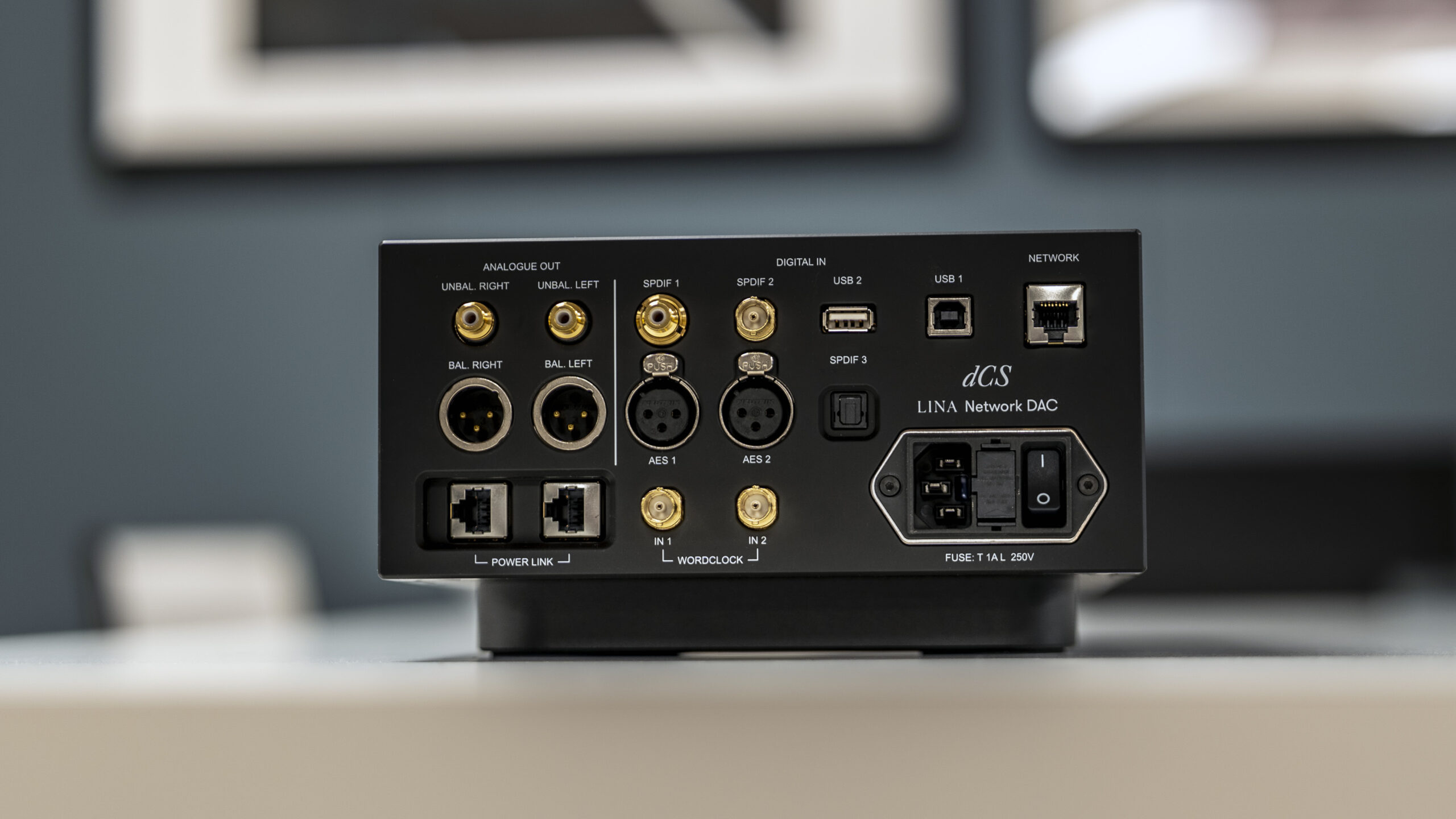 dCS Lina Network DAC rear