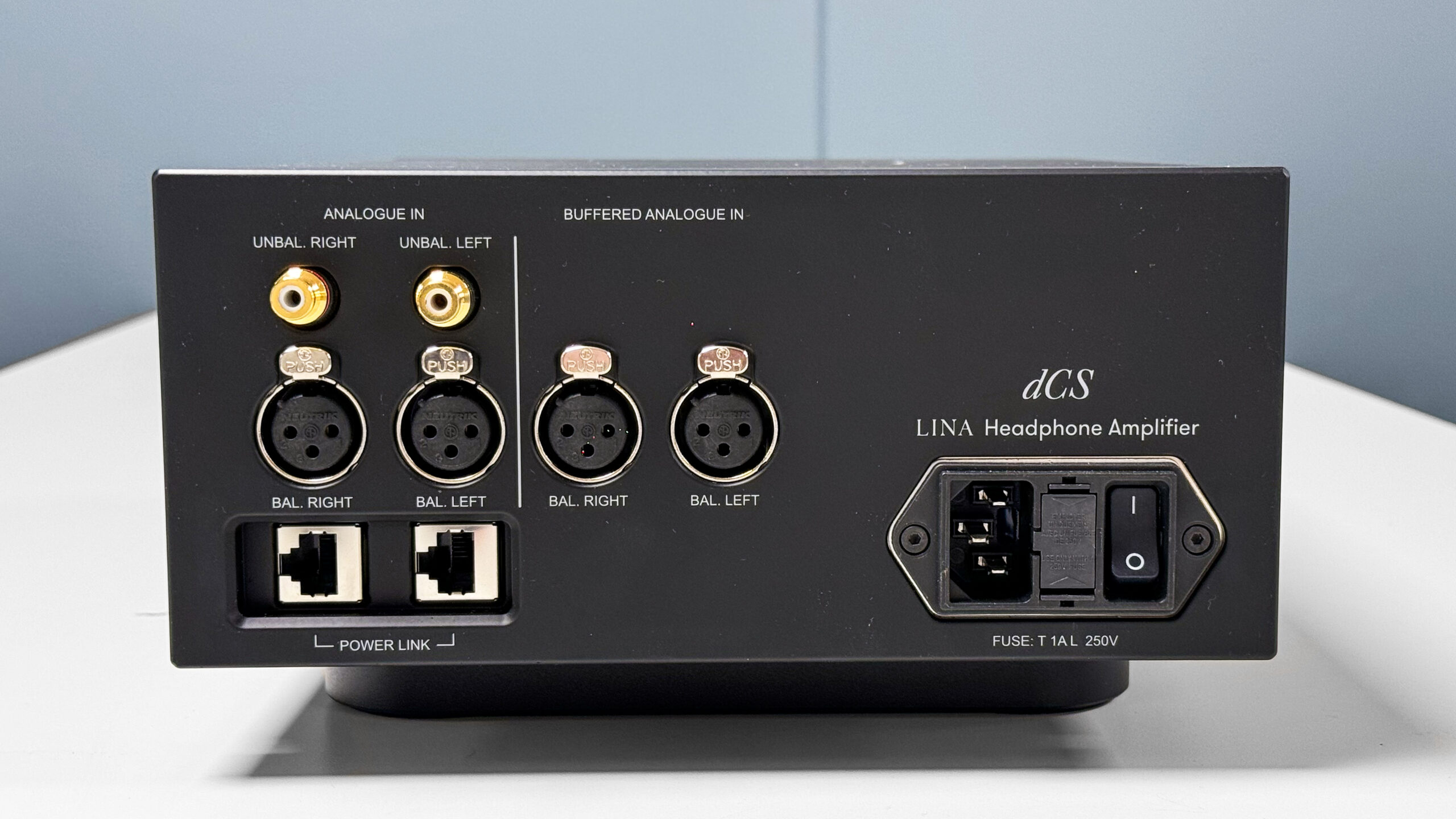 dCS Lina Headphone Amp rear GeirNordby 1