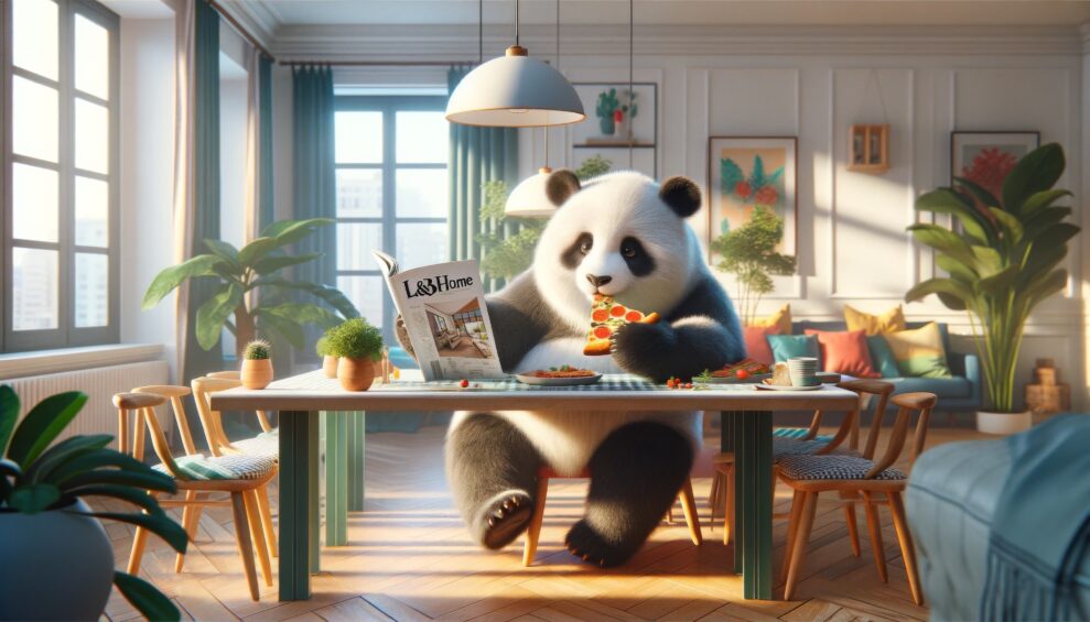 Dall-E panda leser L&B Home