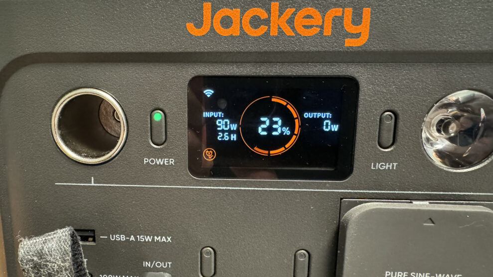 Jackery Explorer 300 Plus charging USB-C