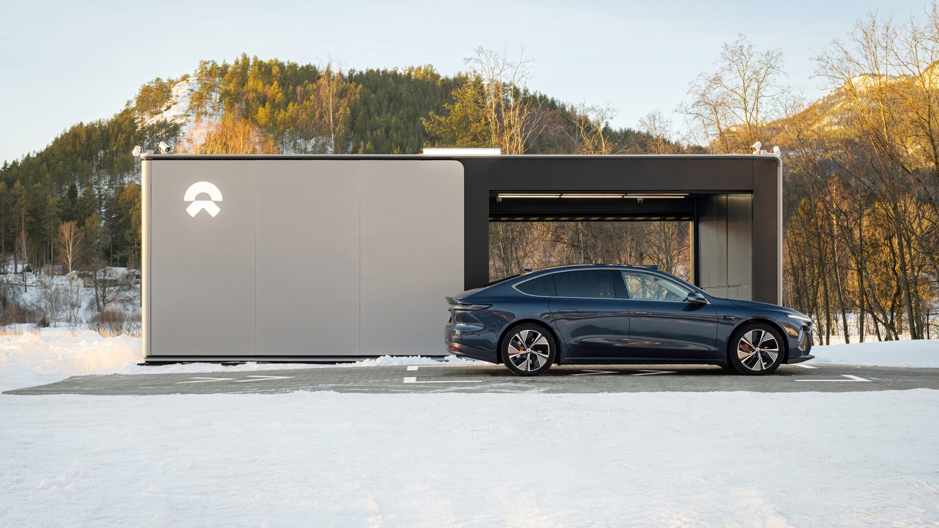 NIO bruker batteribyttestasjoner til å stabilisere strømnettet