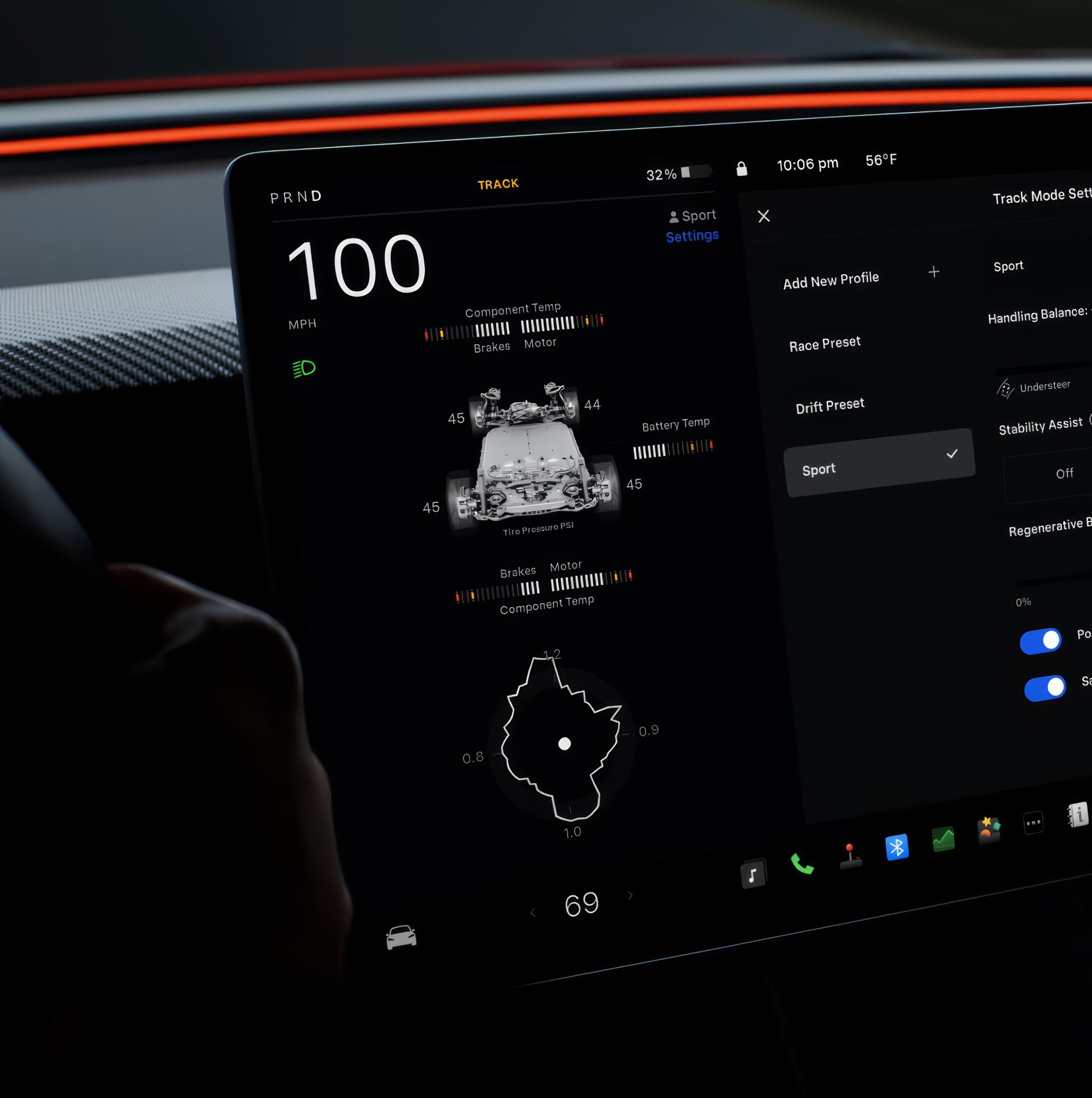 Tesla Model 3 Performance track mode-resized