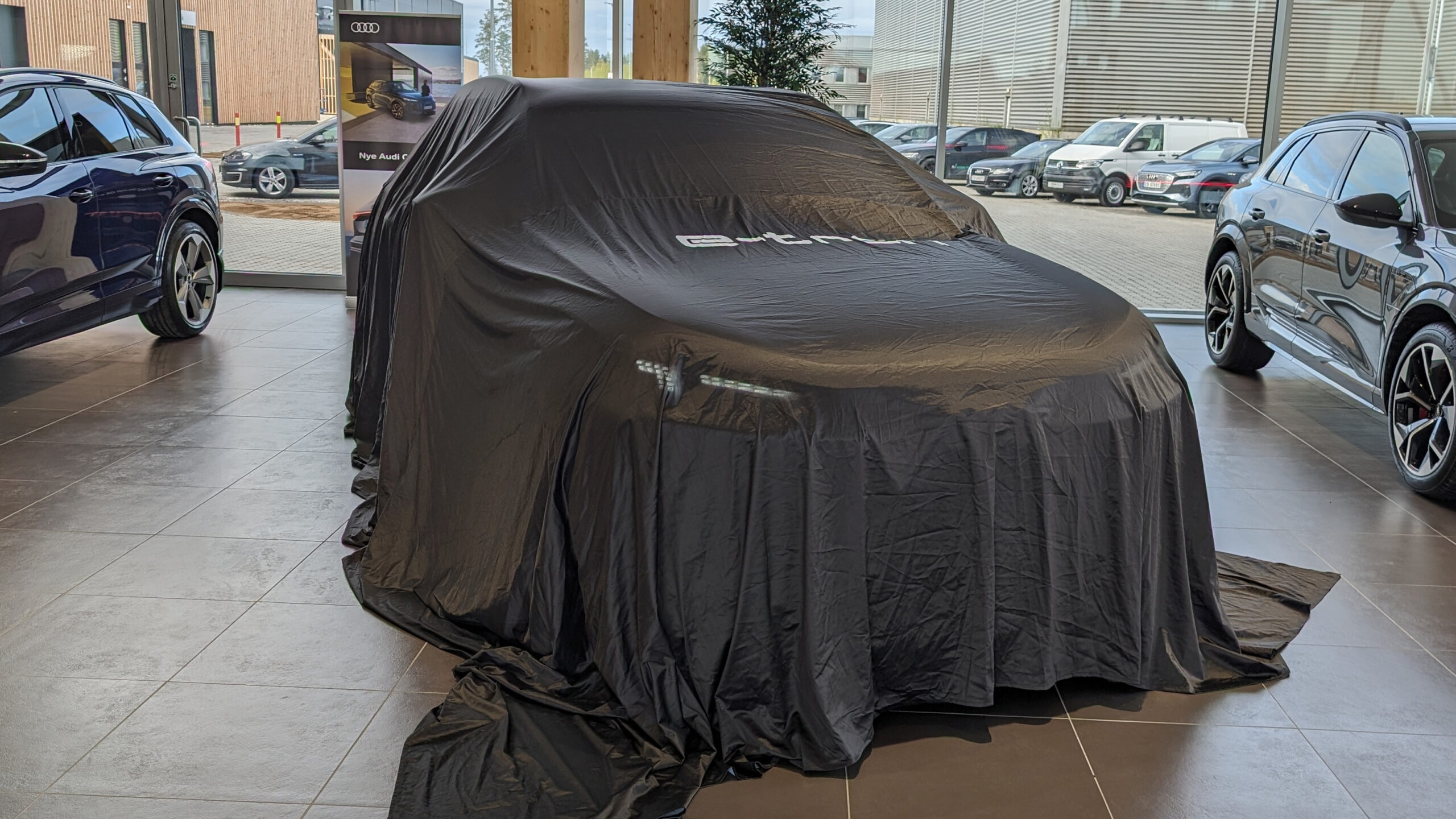 Audi Q6 e-tron veiled